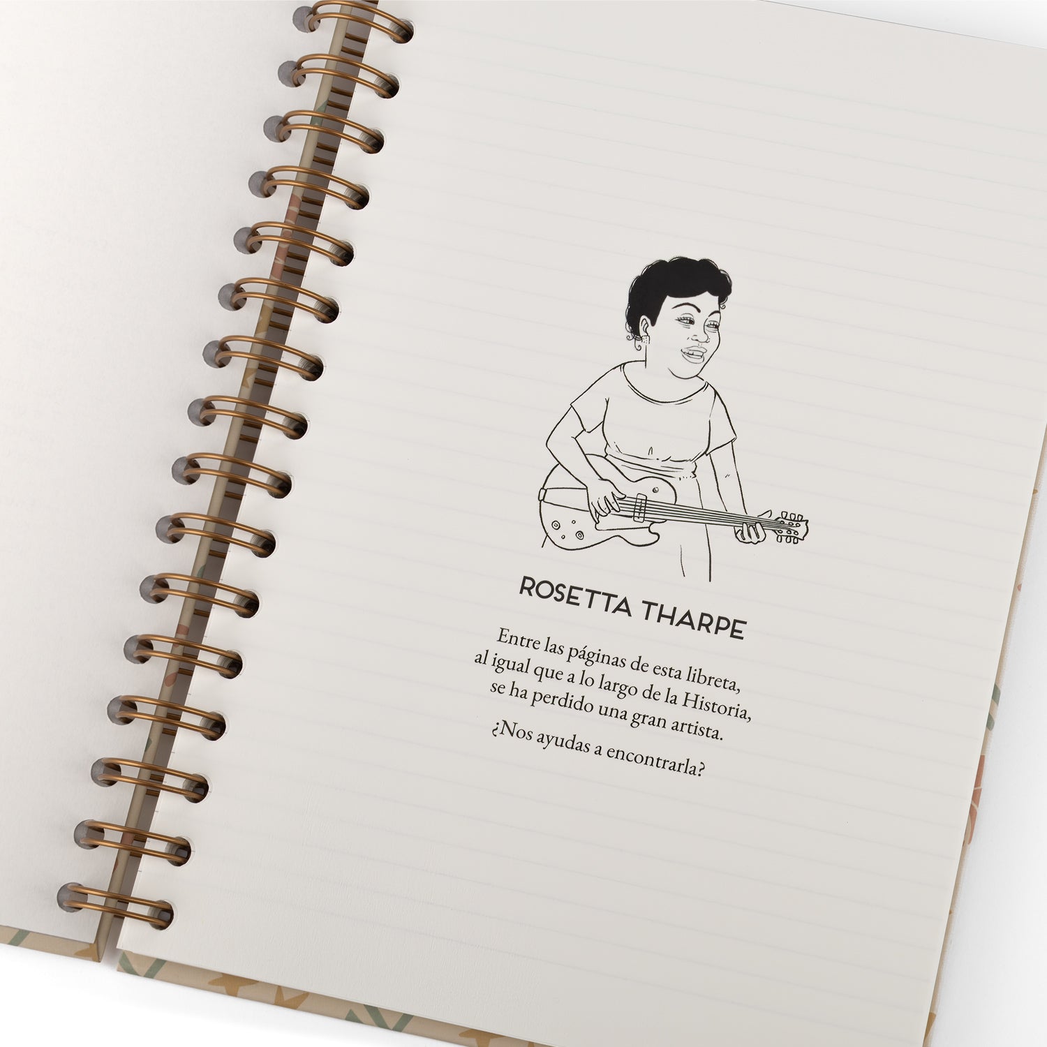 Cuaderno "Rosetta Tharpe - Música"