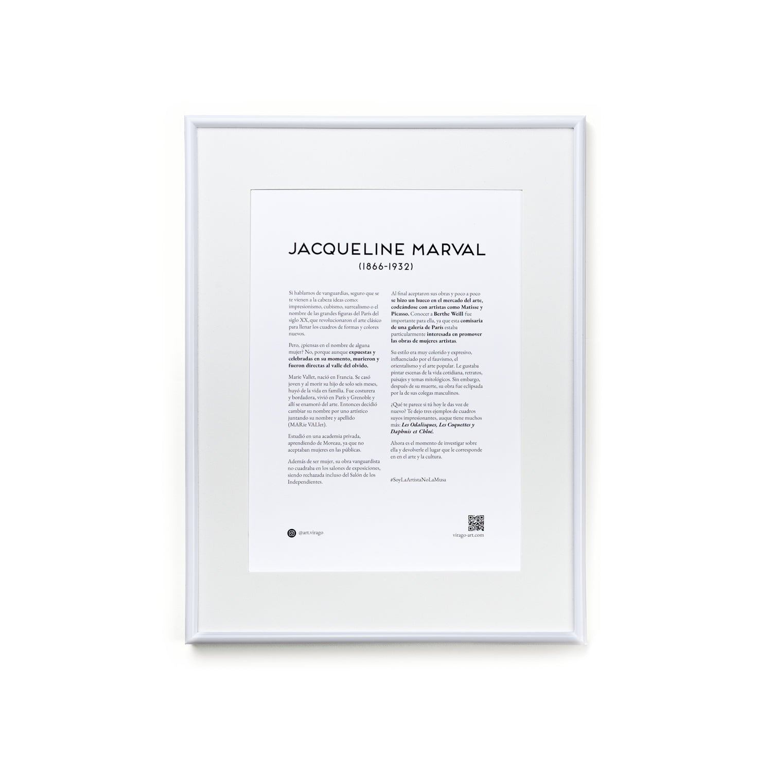 Ilustración "Jacqueline Marval - Pintora"