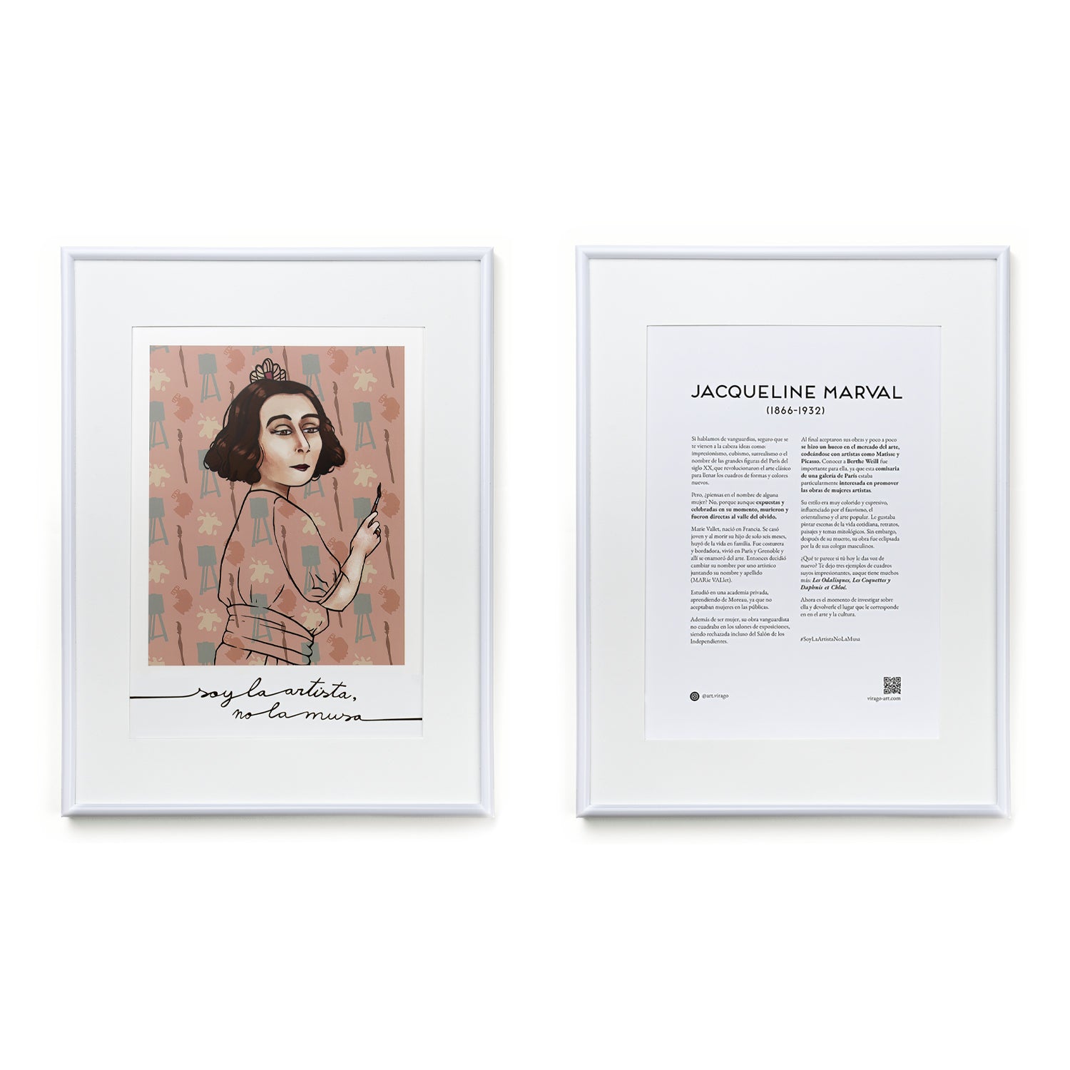 Ilustración "Jacqueline Marval - Pintora"