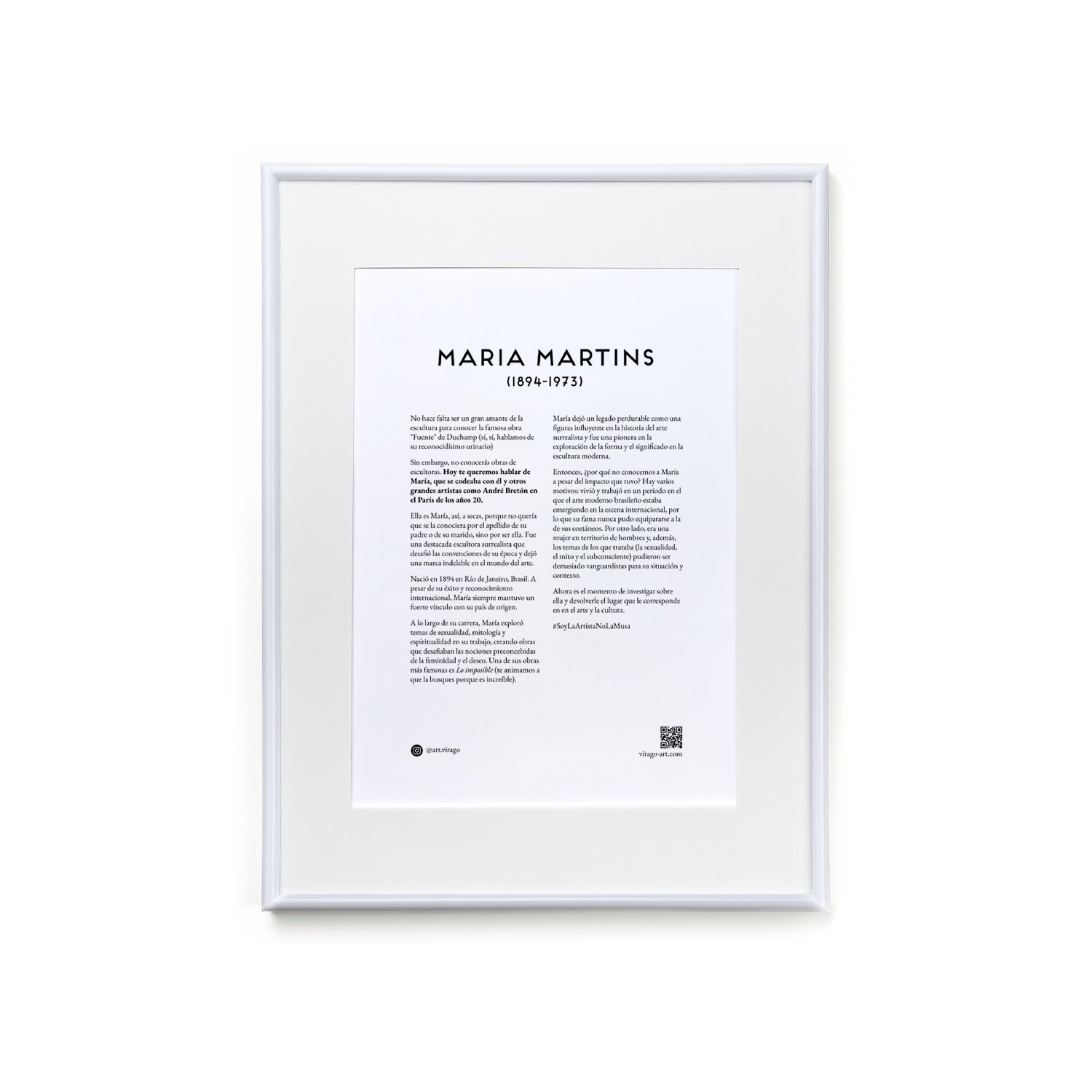 Ilustración "Maria Martins - Escultora"